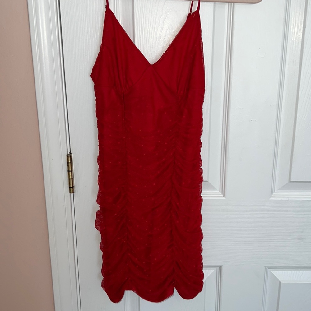 Red Lucy In The Sky mini dress